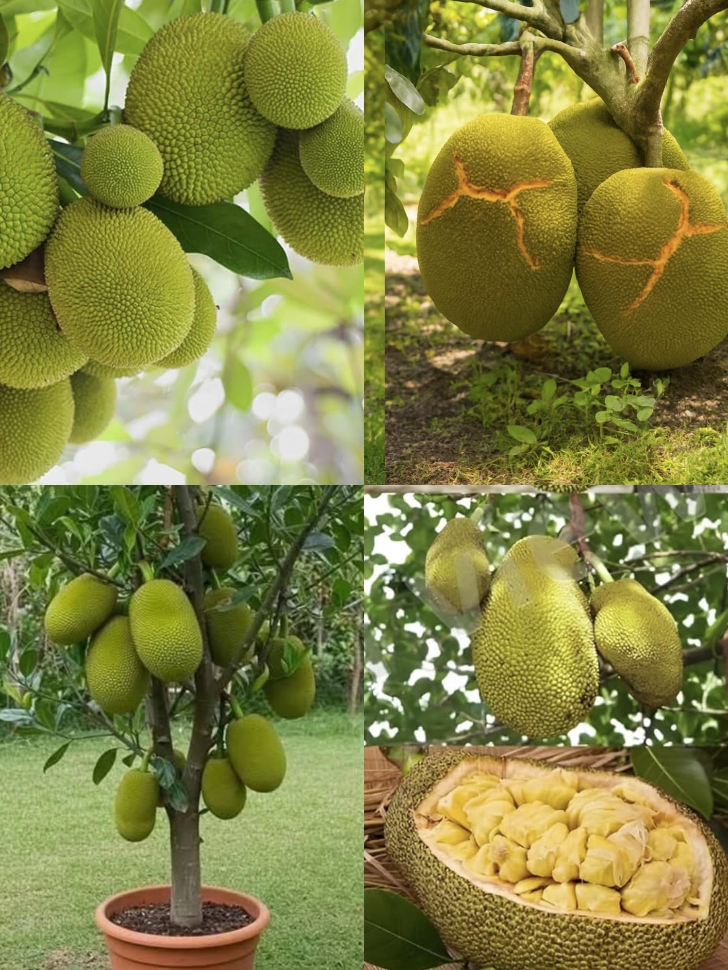 Special hybrid Jackfruit Plants sweet fruit big size fruit original, Live Fruit Tree, Tropical Garden Plant, Outdoor Growing prnka store Special PKG of 01