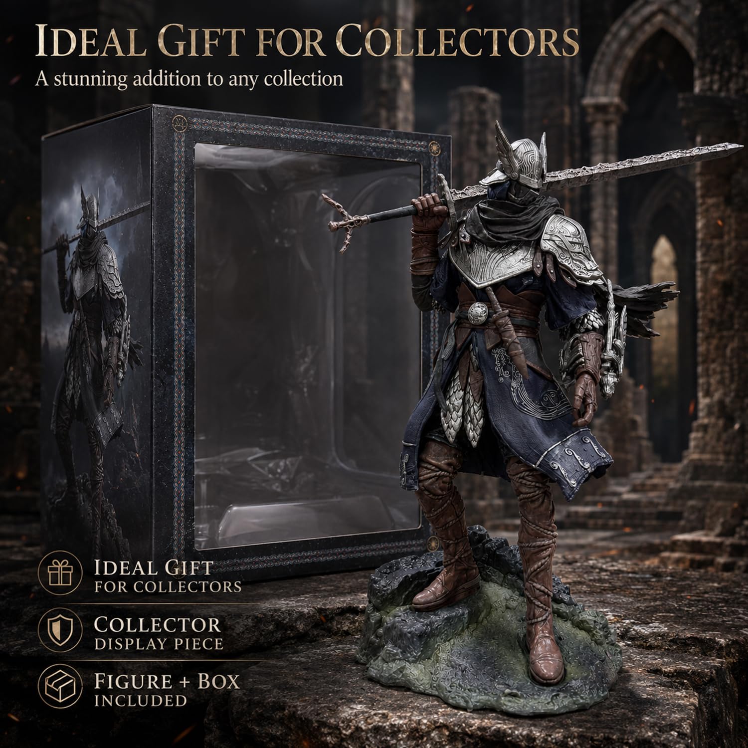 Eldens Ring Nightreign Tracker Figurine Articulée de 24 cm