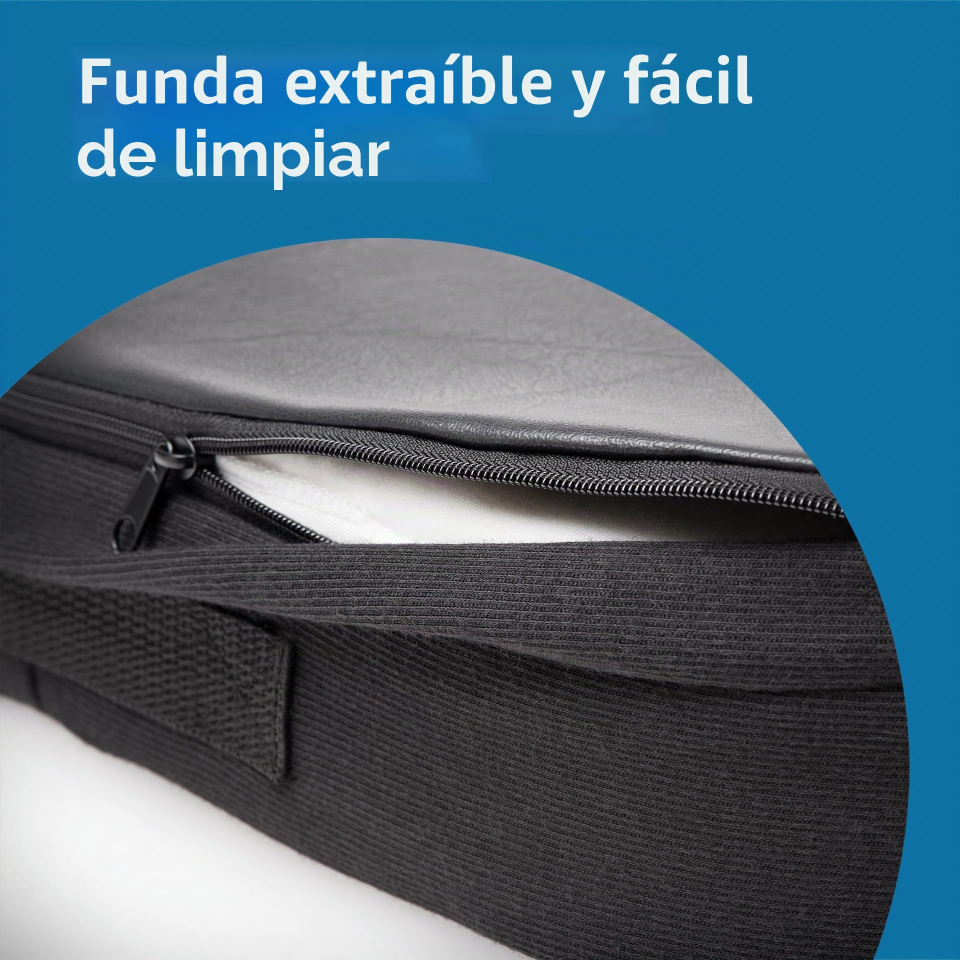 Kensington K55805WW - Cojín ergonómico visco elástica, Color Negro