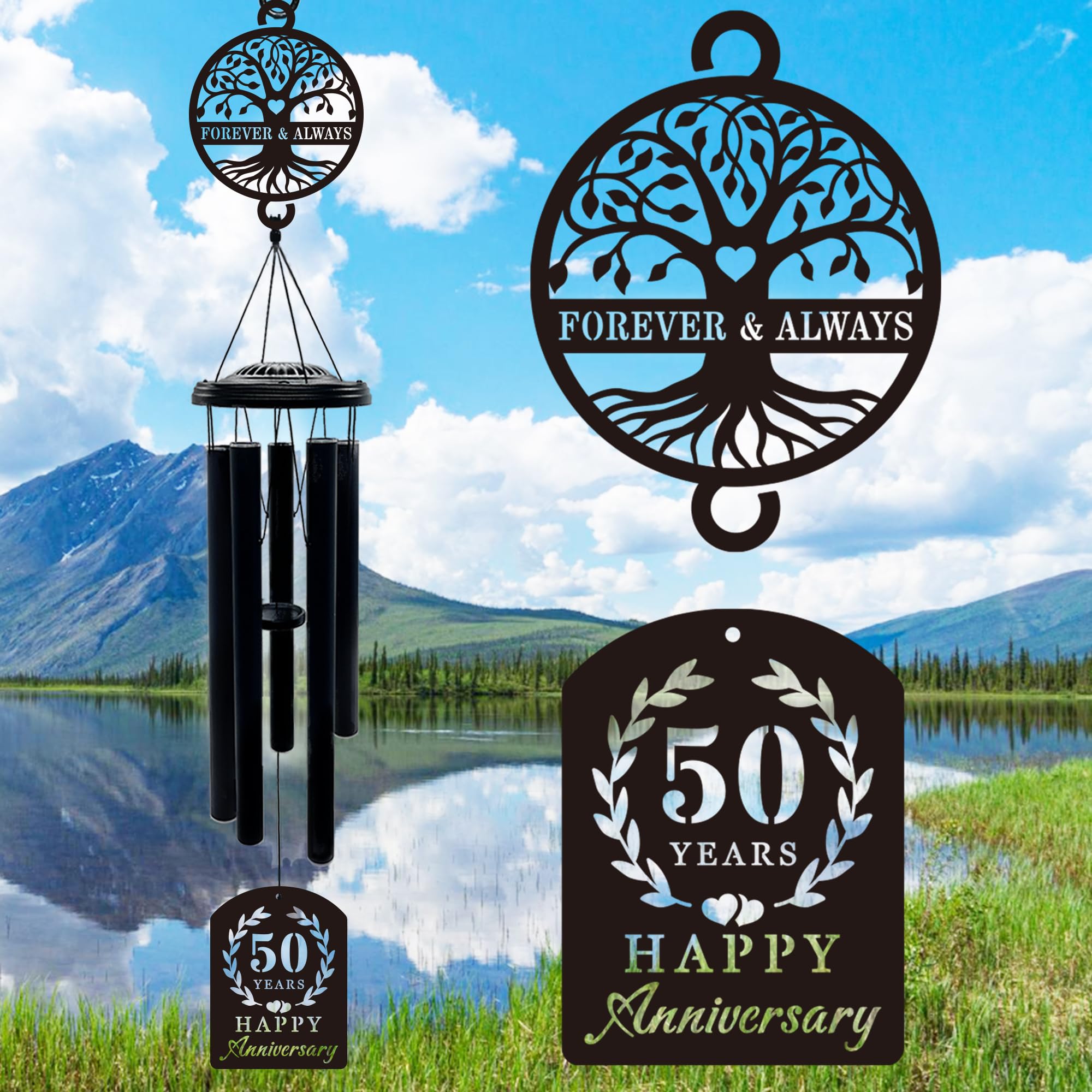 50th Anniversary Wind Chimes