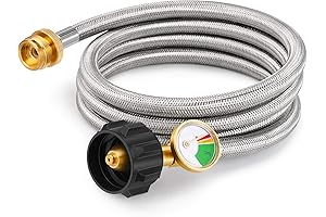 Coleman Camping Stove Propane Hose Adapter and Gauge