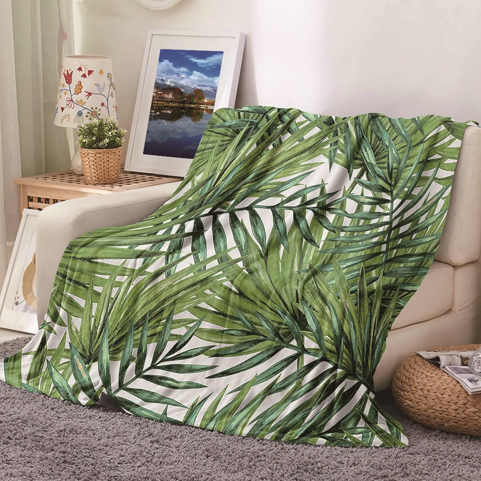 Aeici Manta de forro polar, manta cálida de invierno de 150 x 200 cm, funda de sofá, regalo para adultos y niños