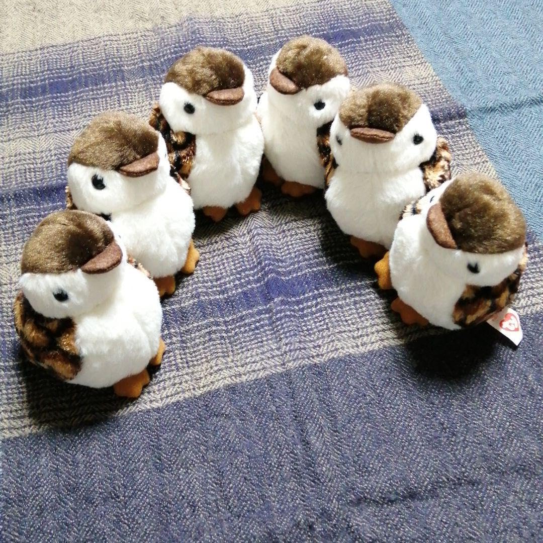 Amazon.co.jp: ty 雷鳥ぬいくるみ 夏毛ヒナ 6きょうだい : おもちゃ
