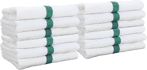 Arkwright - Toallas de gimnasio de mano blancas (paquete de 12) 100% algodón suave, de secado rápido, absorbentes del sudor, toallas de calidad de