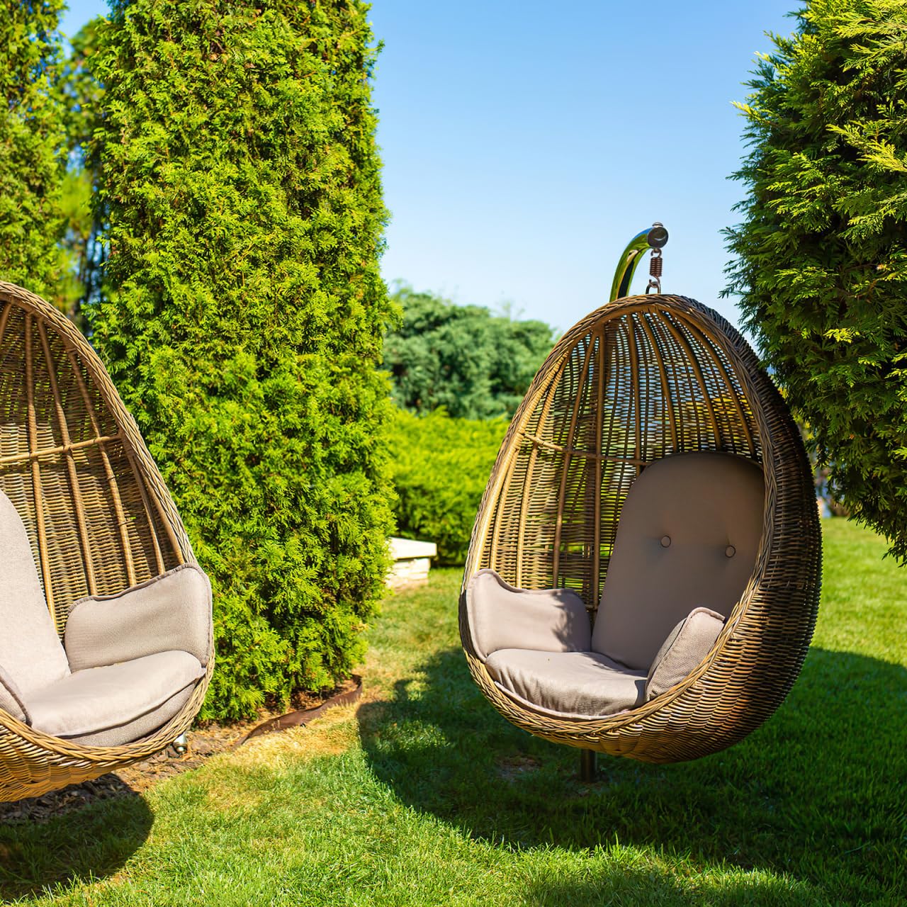 BESPORTBLE Egg Chairs Hammock Chair Hooks Hanging Hook Swing Heavy Duty Spring For Wall Hangers Bolts Decoration Solid Set Porch Accessories Kit Bag Chain Outdoor Steel Alloy Coffee Pin - Image 2