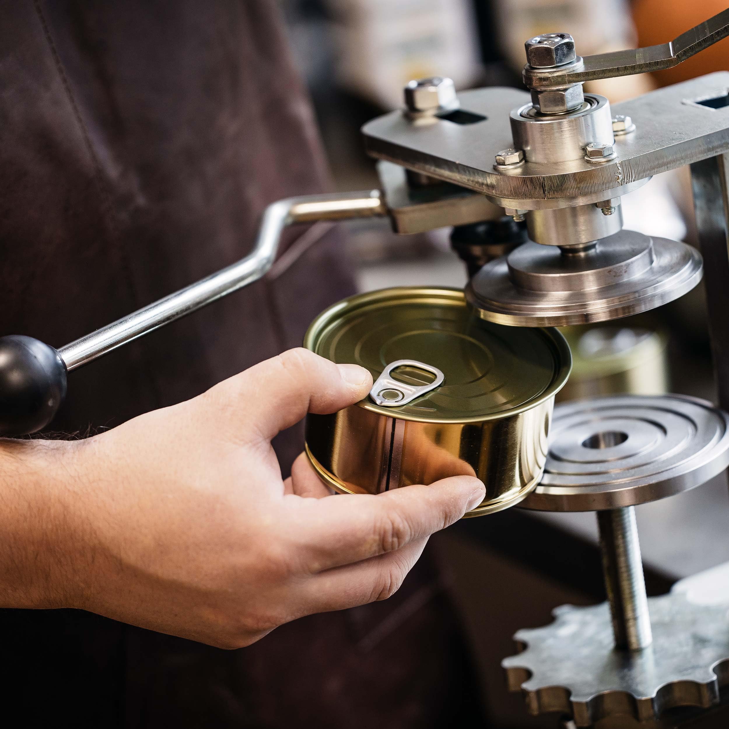 Nel Manuelle Dosenverschlussmaschine für Jäger & Metzger, DIY Konserven, Robust, Präzise, Lange Haltbarkeit