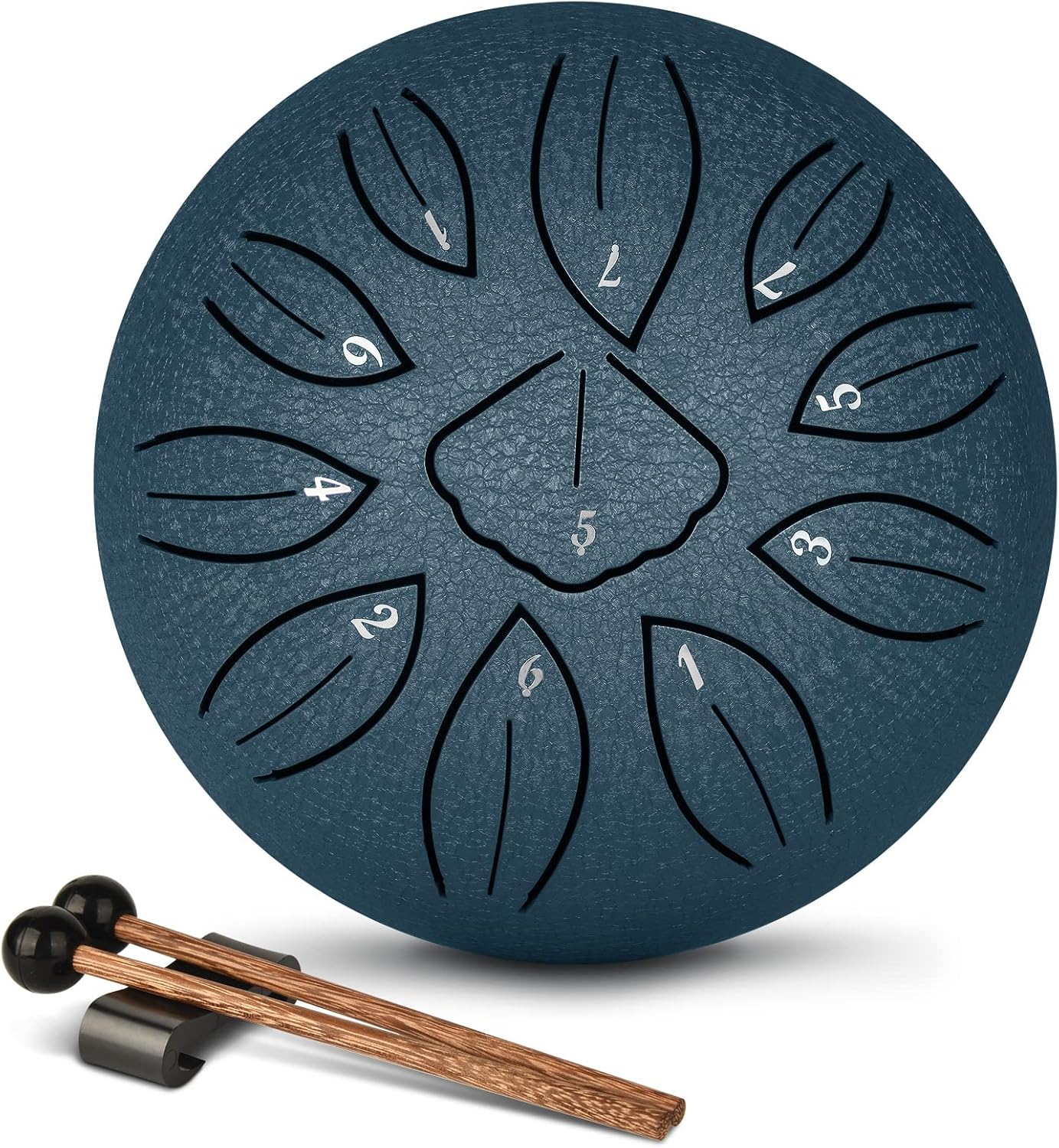 LEKATO Steel Tongue Drum 6 Inch 11 Note Sound Healing Beginner Handpan Drum Percussion for Meditation Yoga Musical Education