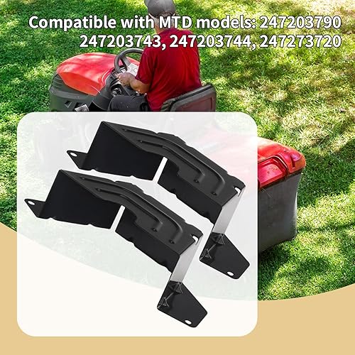 Miniatura 7 de BERPSE 783-08547-0637 Cubierta de cinturón de cubierta de 46 pulgadas compatible con MTD 13AAA1KT066 13AL78KT066 247203744, para Cub Cadet XT1-LT46,