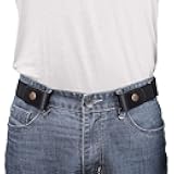 No Buckle Show Belt for Men Buckle Free Stretch Belt for Jeans Pants 1.38 Inches Wide Father's Day Gift