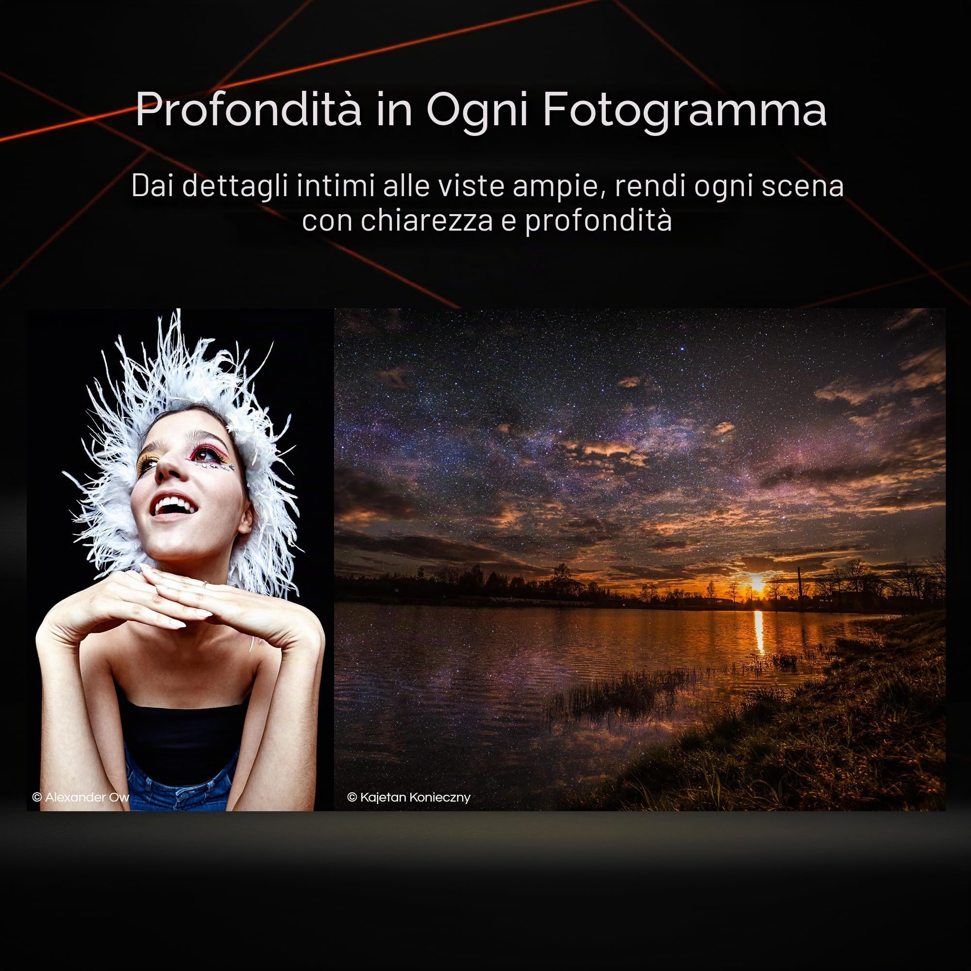 Rokinon AF 14 mm F2.8 obiettivo grandangolare con messa a fuoco automatica sigillata per Canon EF, nero (IO14AF-C)