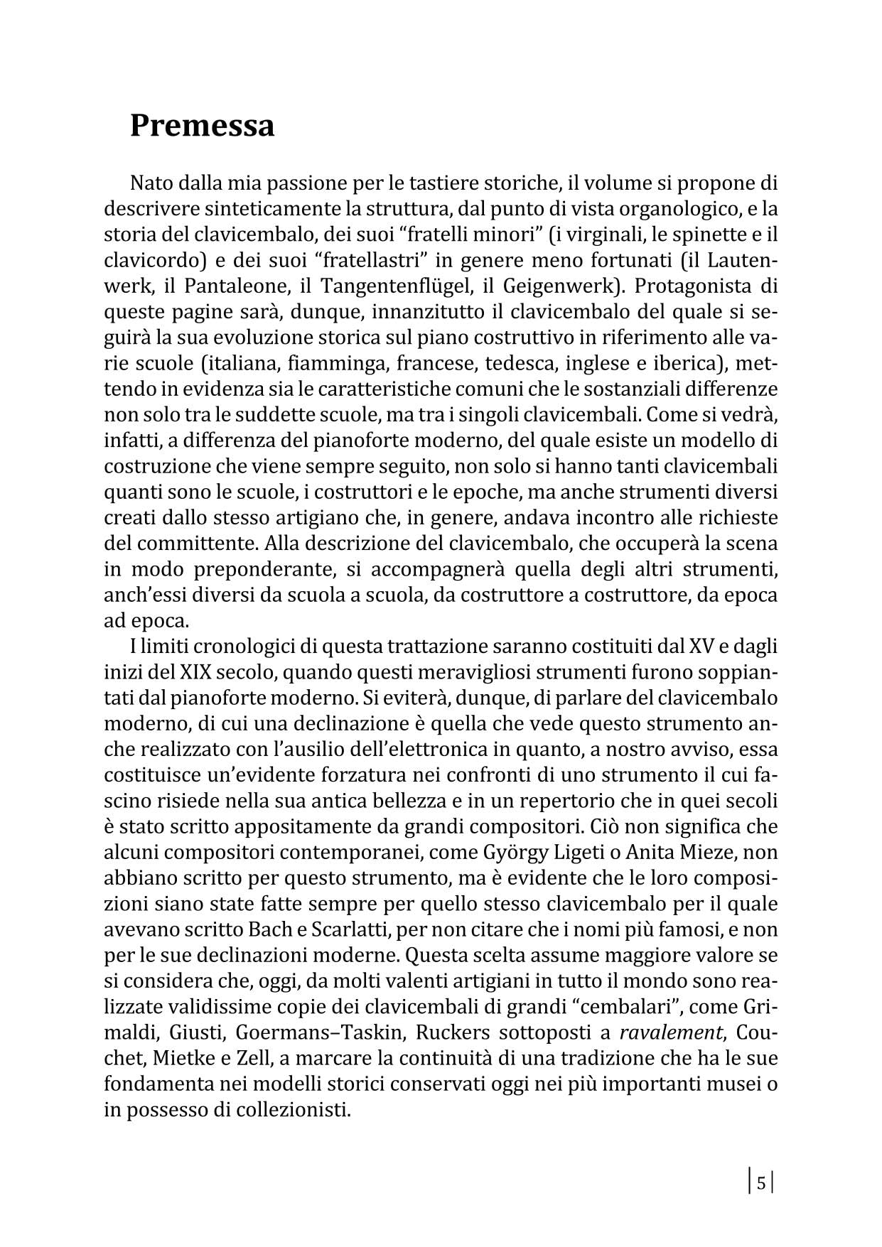 Clavicembalo. Storia e organologia