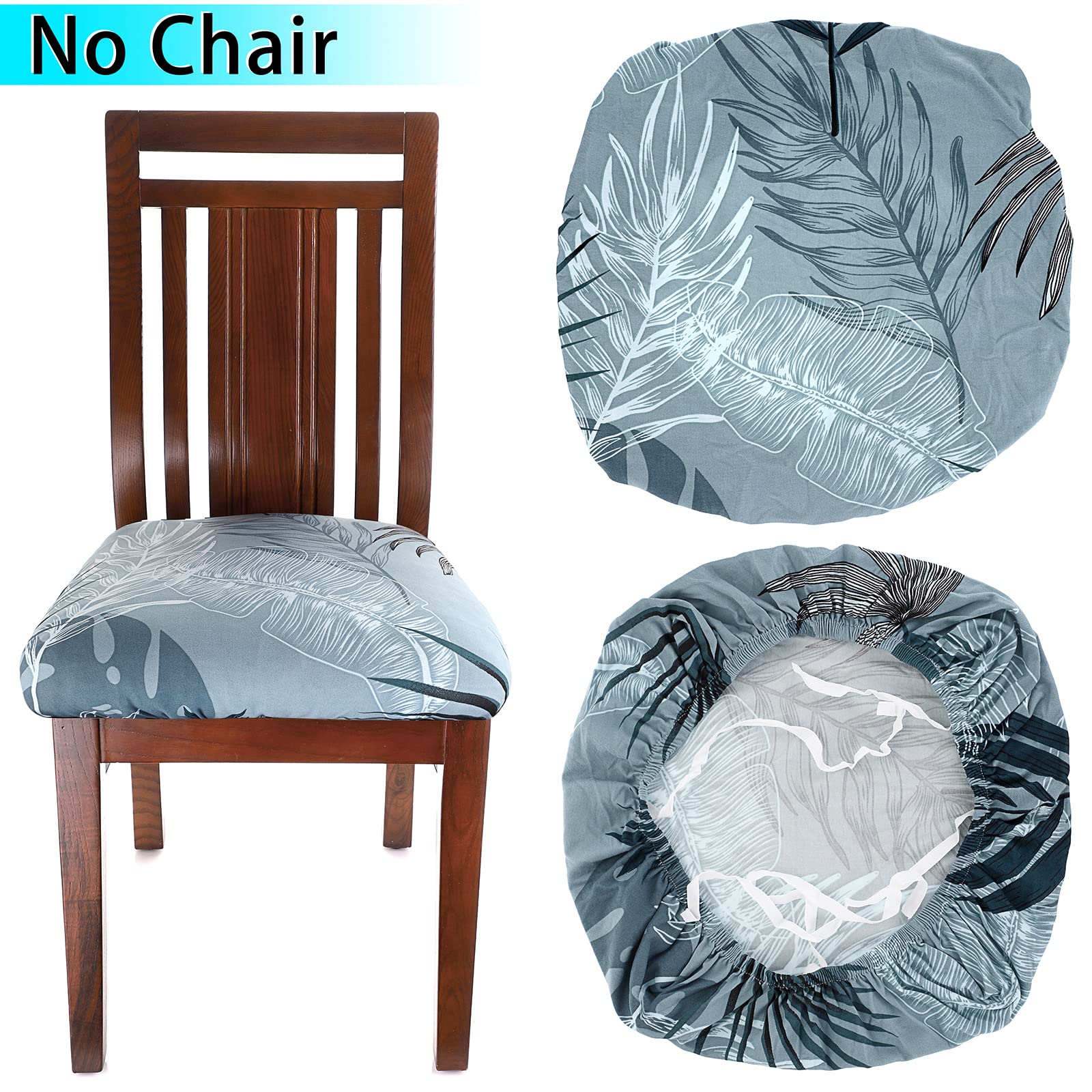 Fodera Per Sedia Con Schienale Curvo Per Sala Da Pranzo, 1/2/4/6 Pezzi Coprisedie Da Pranzo Jacquard Scozzese Ad Alta Elasticità Protezioni Per Sedia Curva Moderna Della Metà Del Secolo ( Color