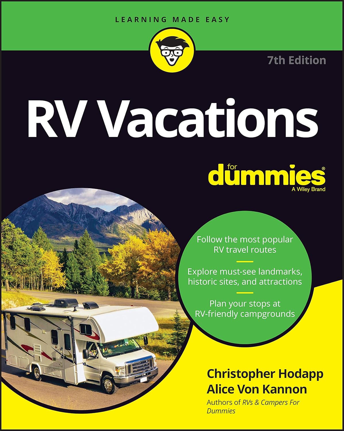RV Vacations For Dummies Hodapp, Christopher, Von Kannon, Alice