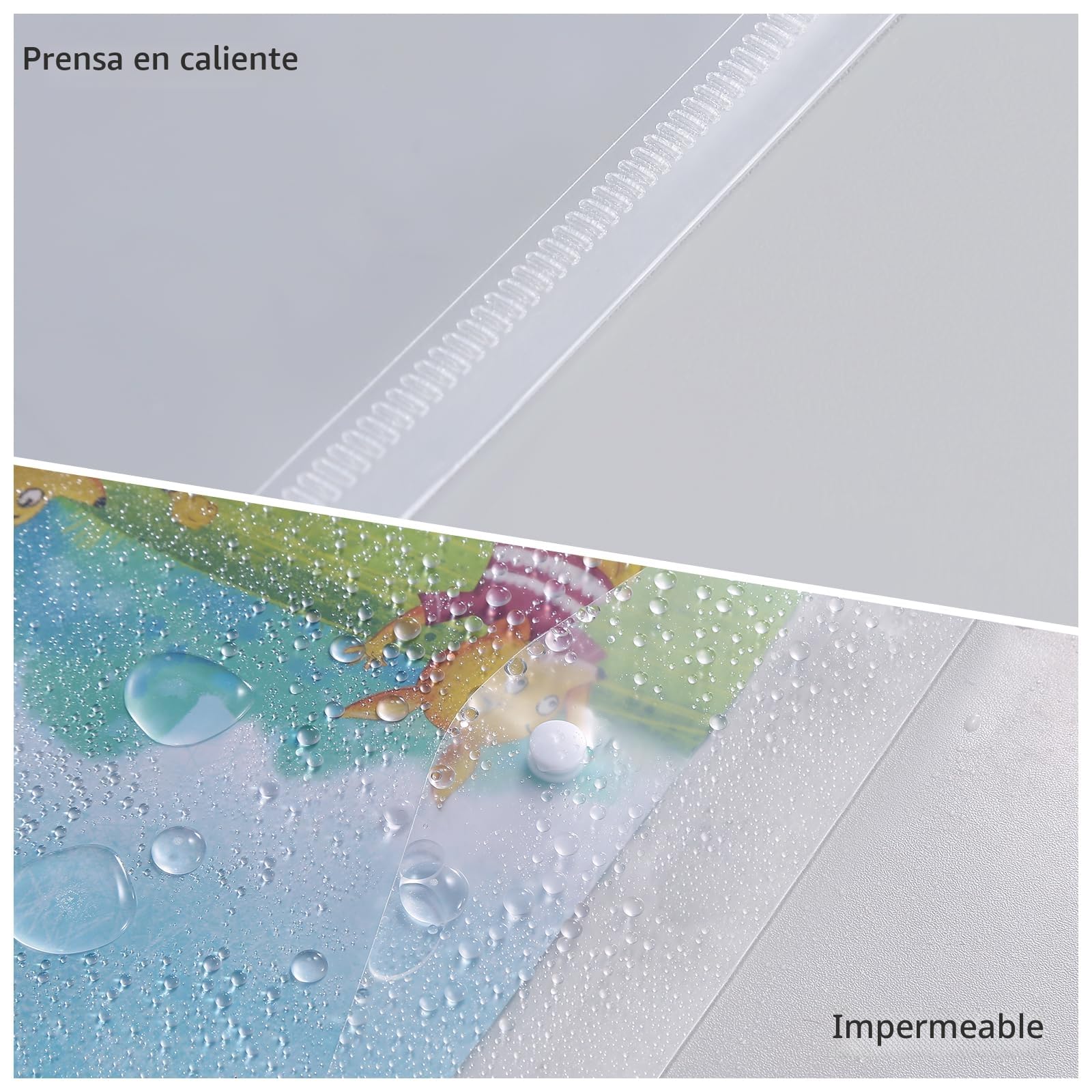 CRESZZLE 20 fundas plastico a4 transparente, plasticos archivador, folders transparentes a4 - Utilizado para la vida diaria y viajes, adecuado para estudiantes, profesores, etc.
