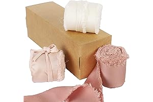 Cekene 100% Silk Satin Ribbon 1.5" x 15YD