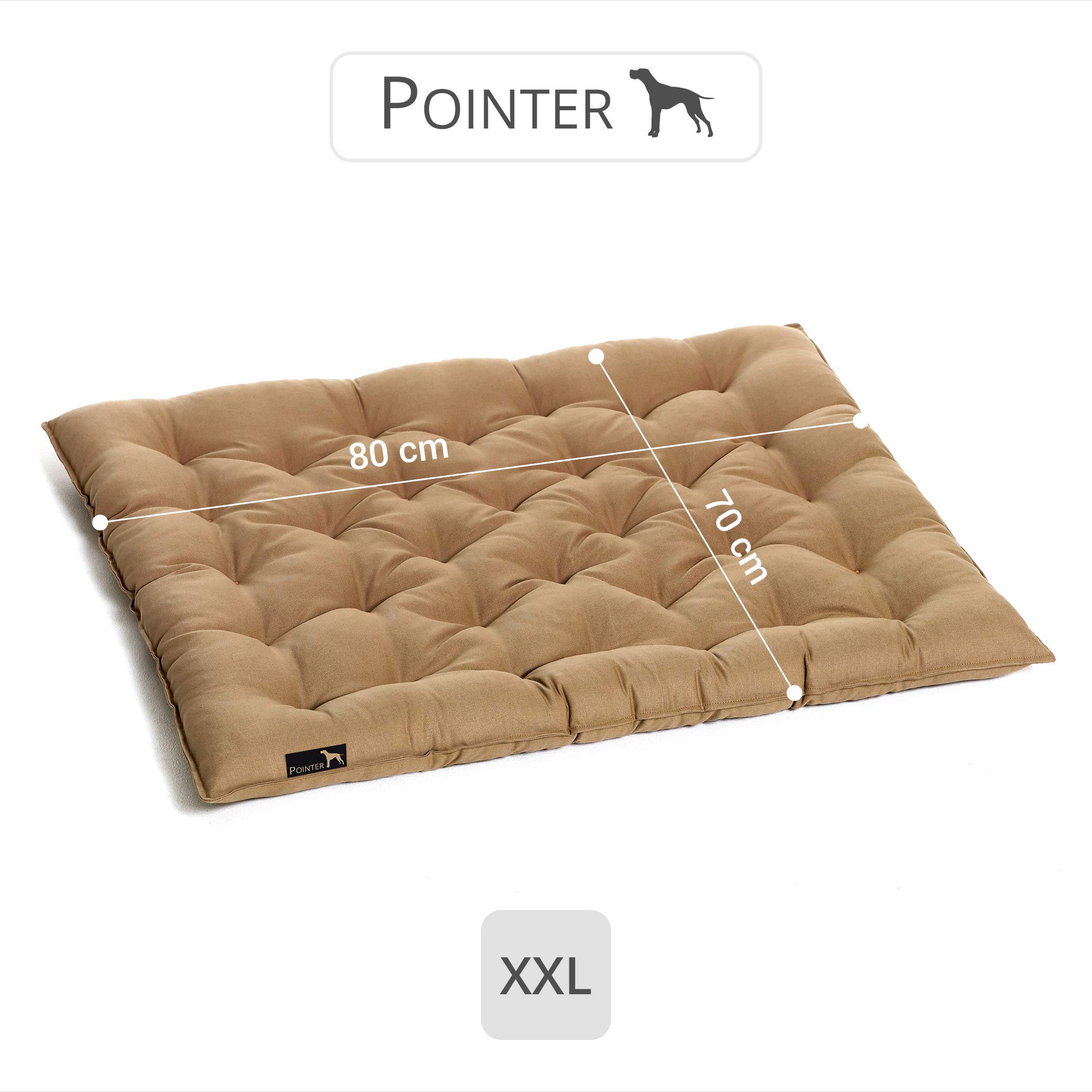 Pointer - Cuscino/Cuccia da Viaggio Urban per Cane, Morbido e Confortevole, Vari Formati e Colori, qualità Premium, Lavabile a 95 Gradi