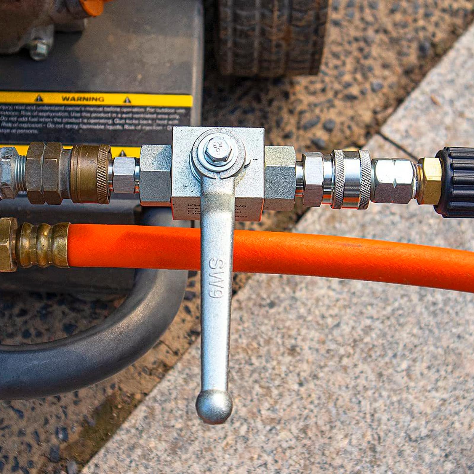 Amazon.co.jp: 4500 PSI ステンレススチール 高圧洗浄機 シャットオフ