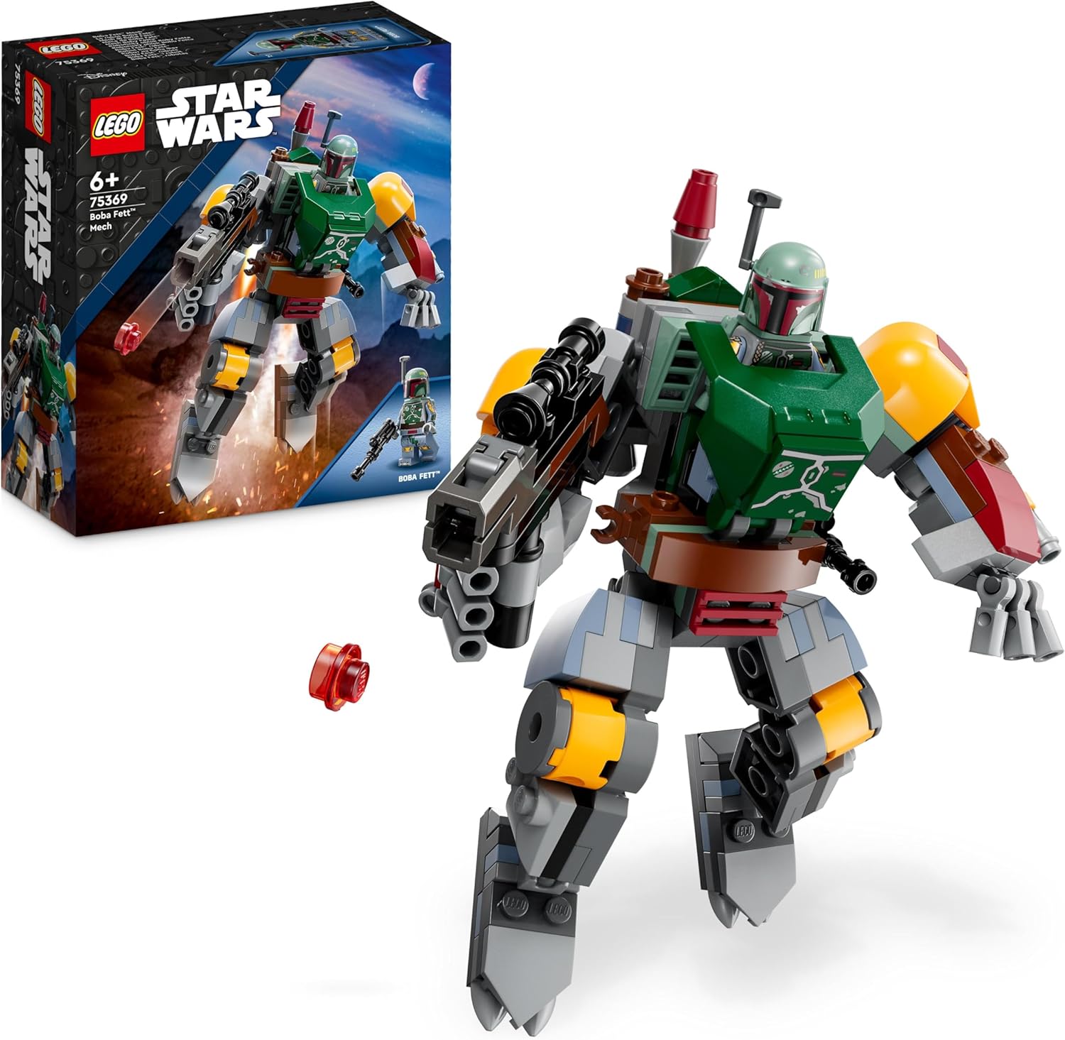 Lego Star Wars 75369 Boba Fett Robot Buildable Figure with Blaster Tenon Launcher and Jetpack