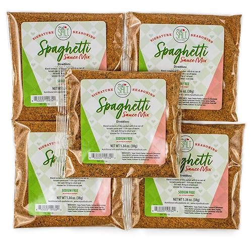 Miniatura 7 de MySALT - Mezcla de salsa de espagueti, sin sodio (paquete de 3)