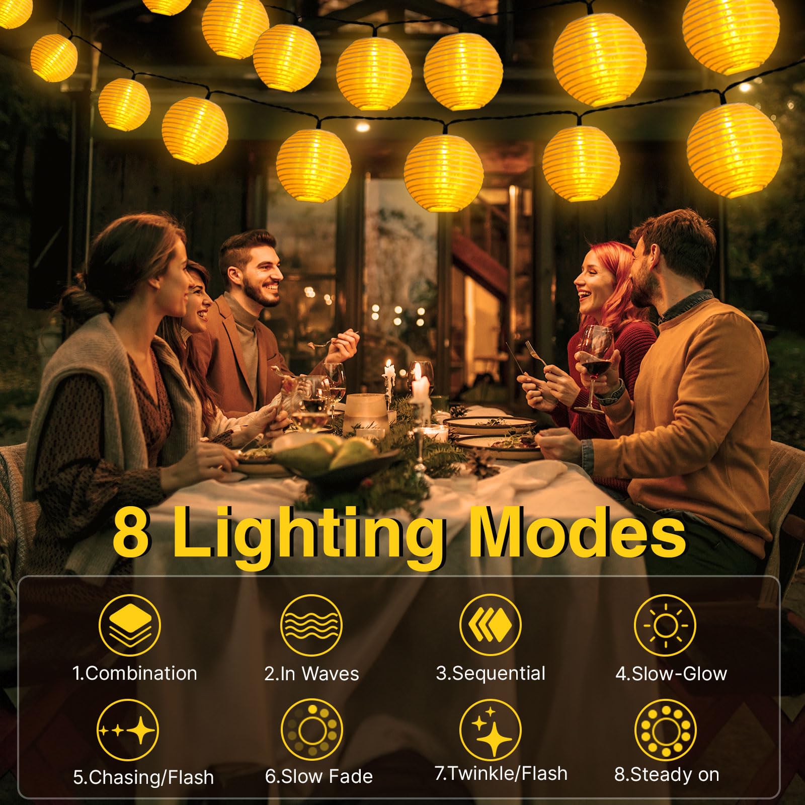 LED Catena Luminosa luci con Spina, 11M 30 LED Catena