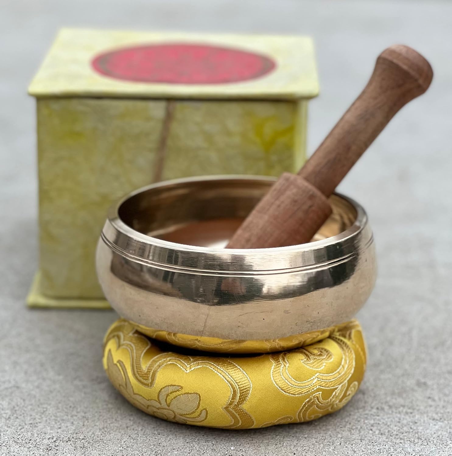 Set de Cuencos Tibetanos para Meditación 5 Budas