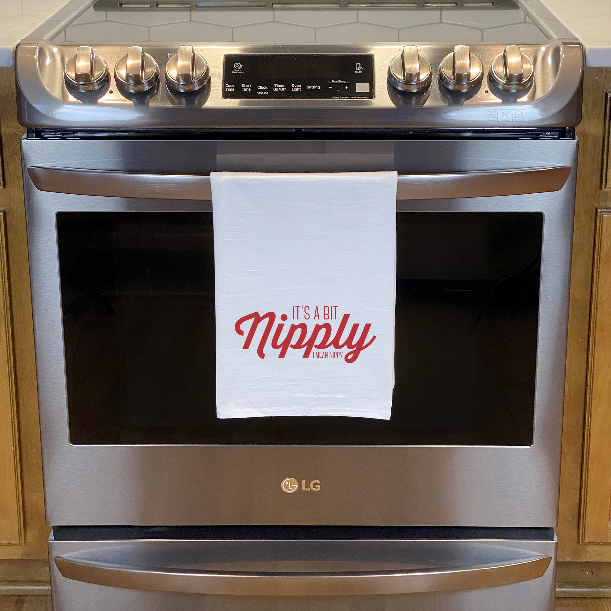 Toalhas De Cozinha Natal RubiaRojo - 4 Panos Prato Frases Engraçadas - 71x71 Cm