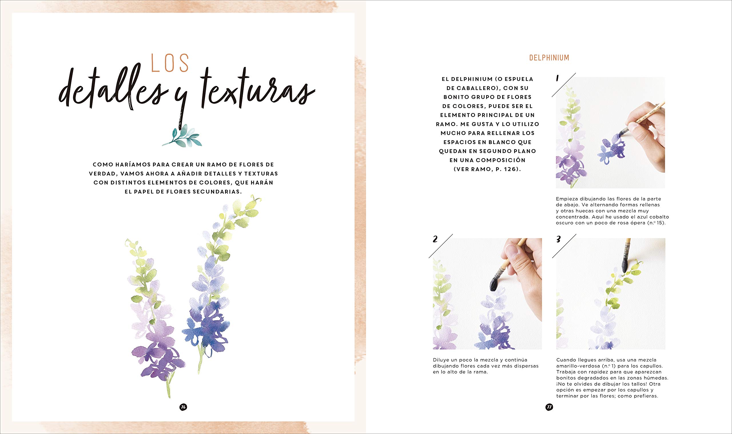 Flores A La Acuarela: Guía básica para pintar flores en sencillos pasos, con los que decorar trabajos hechos a mano y mucho más (TENDENCIAS JUVENILES)