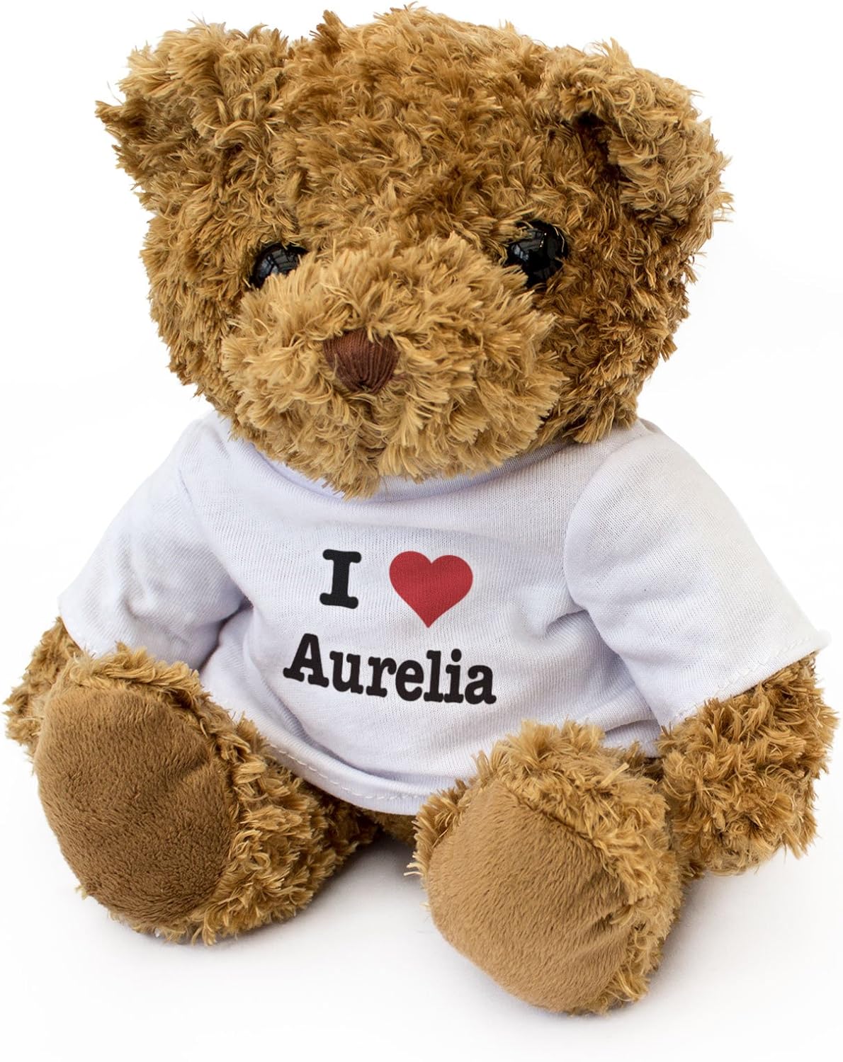 NEW - I LOVE AURELIA - Teddy Bear - Cute And Cuddly - Gift Present Birthday Xmas Valentine
