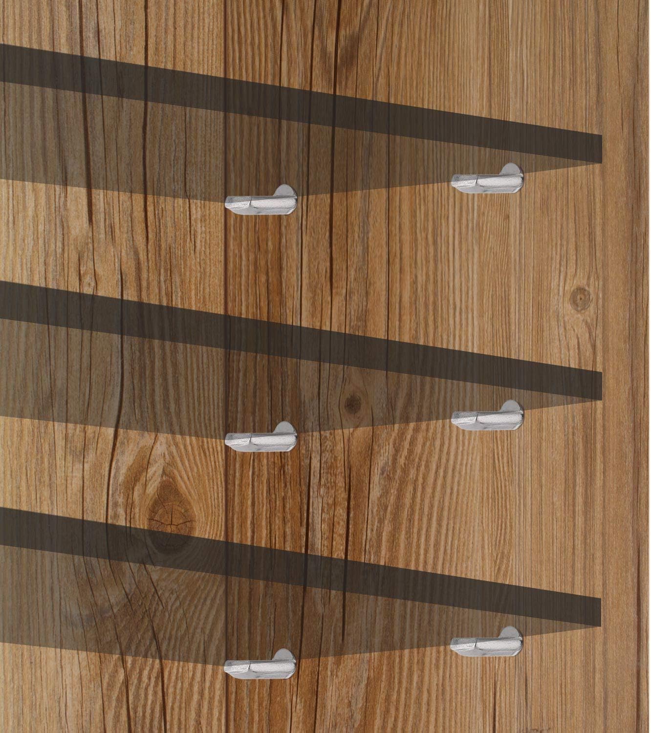 Tbestmax 240 Packs Shelf Pins, 5mm Shelf Support Pegs Spoon Shape Cabinet Furniture