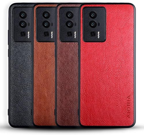 Vista 44 de Para Xiaomi Redmi Note 12 Pro Plus Case, 6.67 "Pantalla Premium PU Cuero Cover Retro Business Design Funda protectora completa para Xiaomi Redmi