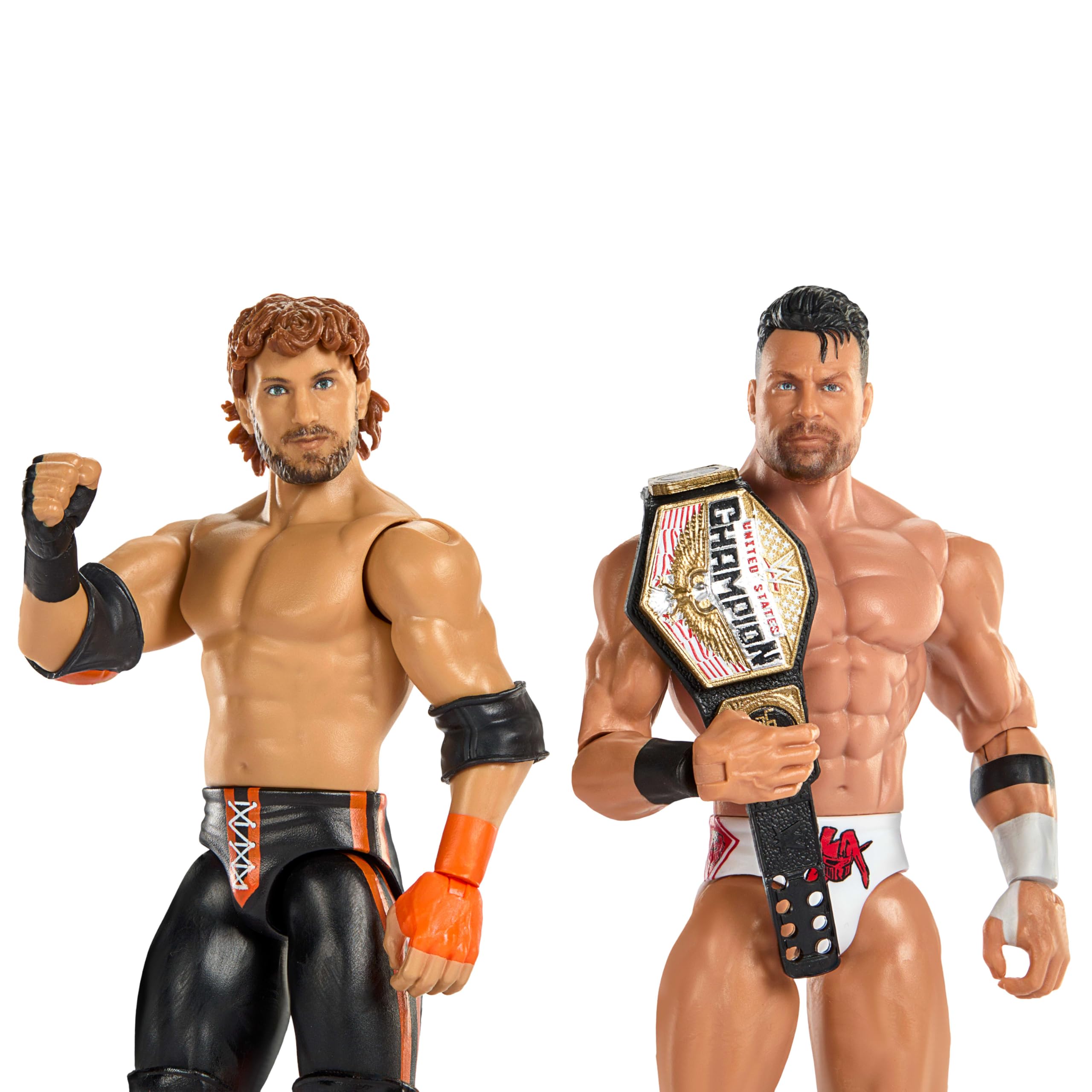 Mattel WWE Main Event Showdown Action Figures 2-Pack with Accessory, Series #24 LA Knight vs Logan Paul Collectible Set, 6-inch, JHJ55 - Image 2