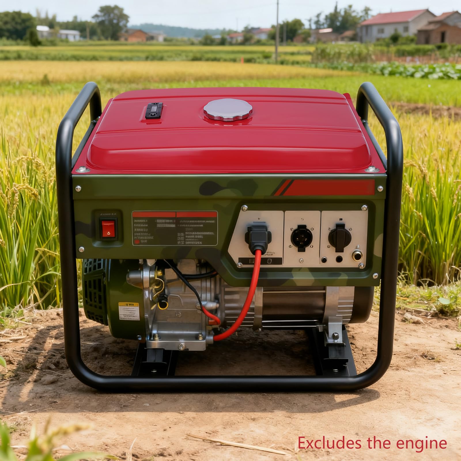 Depósito de combustible generador de 15 l – Depósito de gasolina para Honda monocilindro – Depósito de repuesto resistente con filtro y grifo – Depósito de combustible diésel cuadrado para obras e