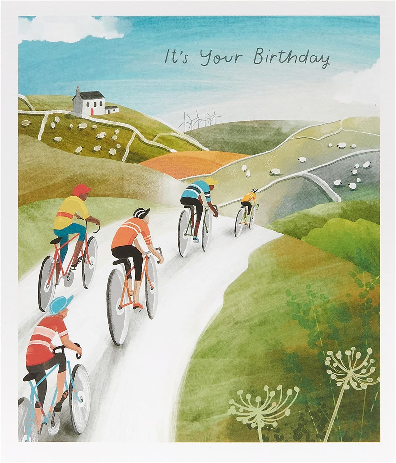 UK Greetings Birthday Card For Him/Male/Friend With Envelope Scenic