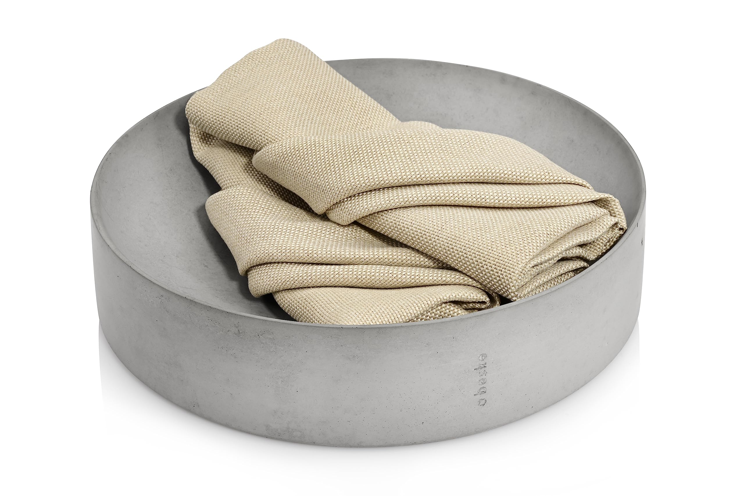 beske-Manufaktur Beton Schale 'Cavus Magna' | Größe Ø23,5cm, h6cm | 100% Handarbeit Made in Germany | zeitlos elegant minimalistisch