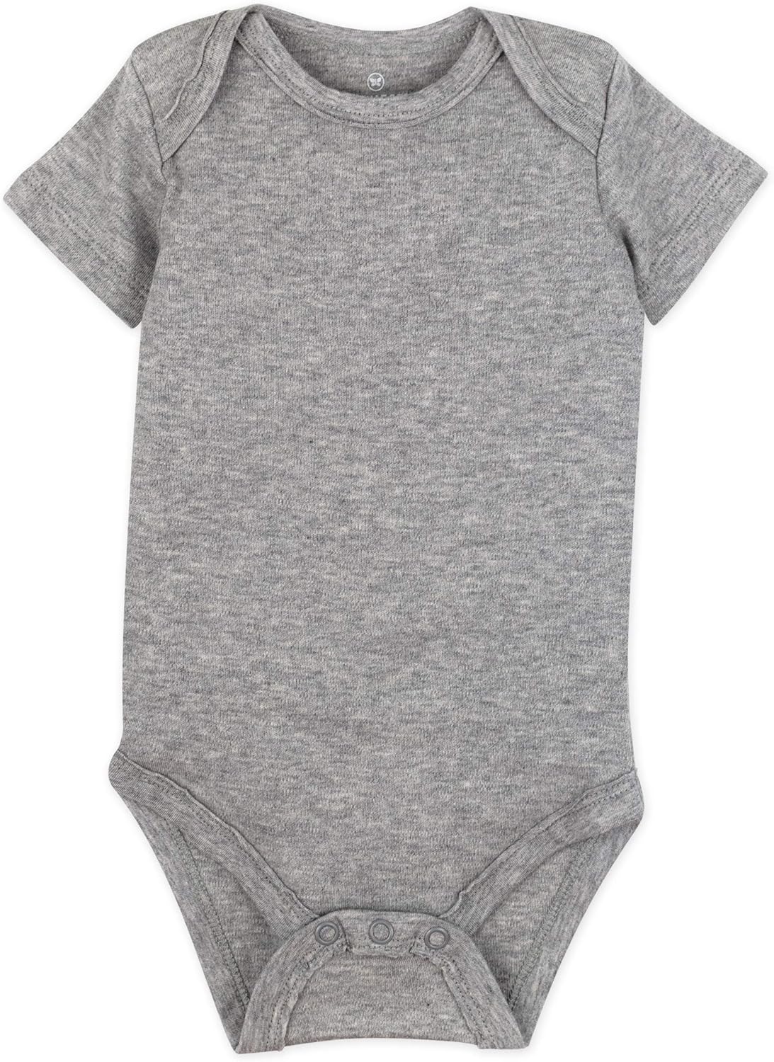 HonestBaby Baby 5-pack 100% Organic Cotton Short Sleeve One-piece Bodysuit