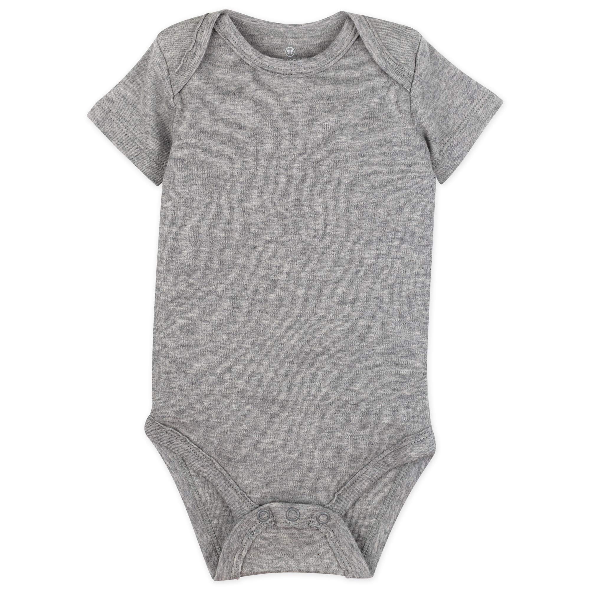 The Honest Company Unisex Baby 5-Pack Organic Cotton Short Sleeve Bodysuits Hemd