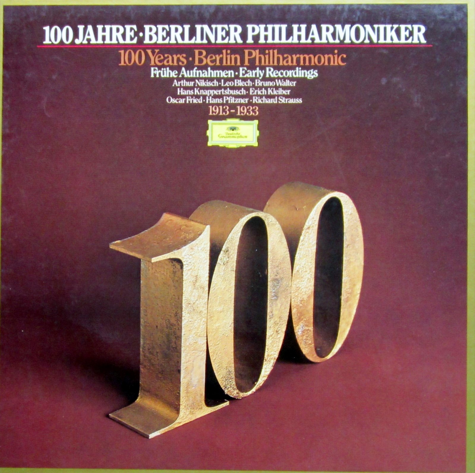 その他 100 Jahre Berliner Philharmoniker EX 5 LP SET] 100 JAHRE/BERLINER PHILHARMONIKER/ 100 Years-Berlin