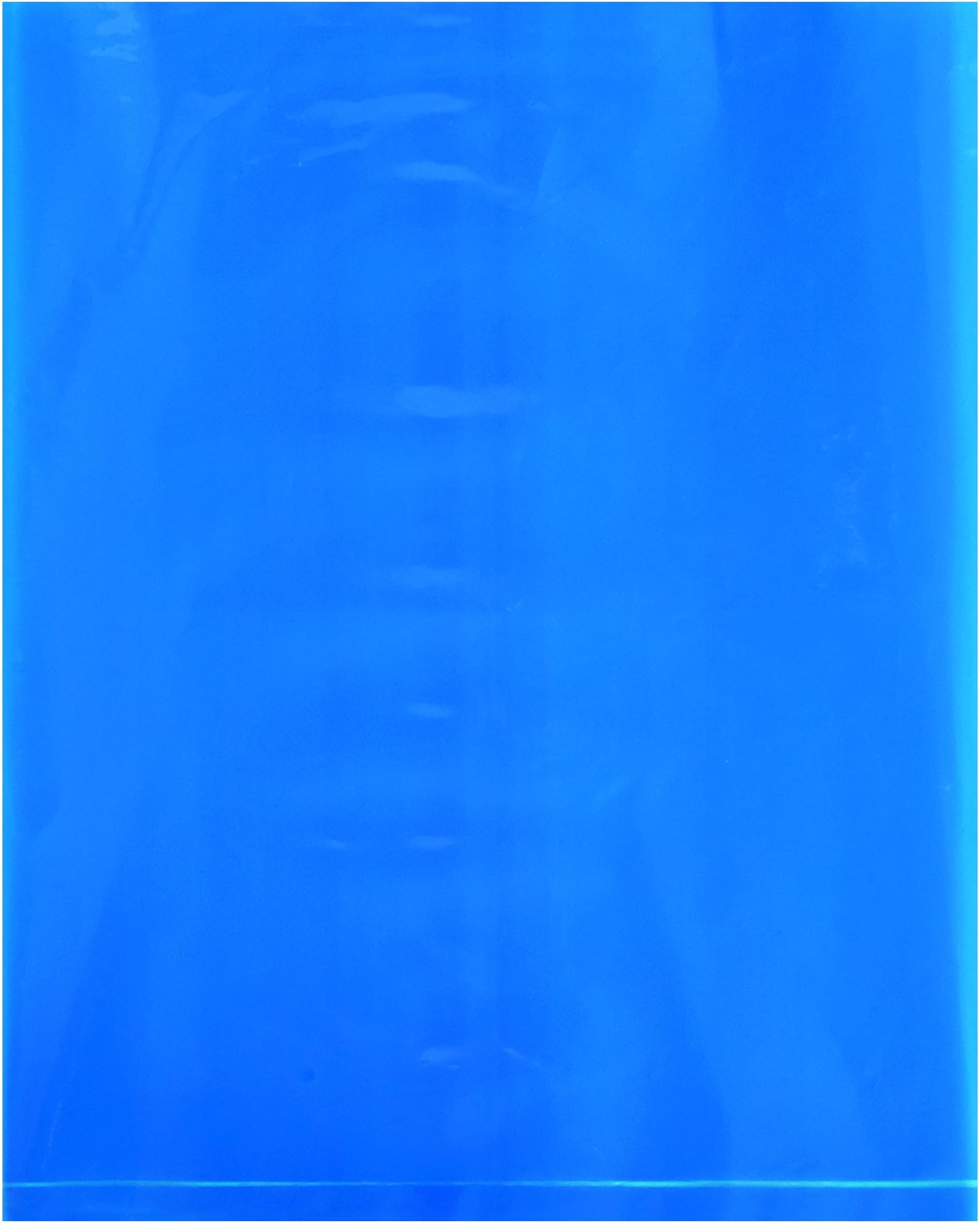 BOX USA Aviditi 12" x 15" Flat Open Top Blue Plastic Poly Bags for Party Favors, Gifts, Parts, Storage, Packaging, and More, 2 Mil (Case of 1000)