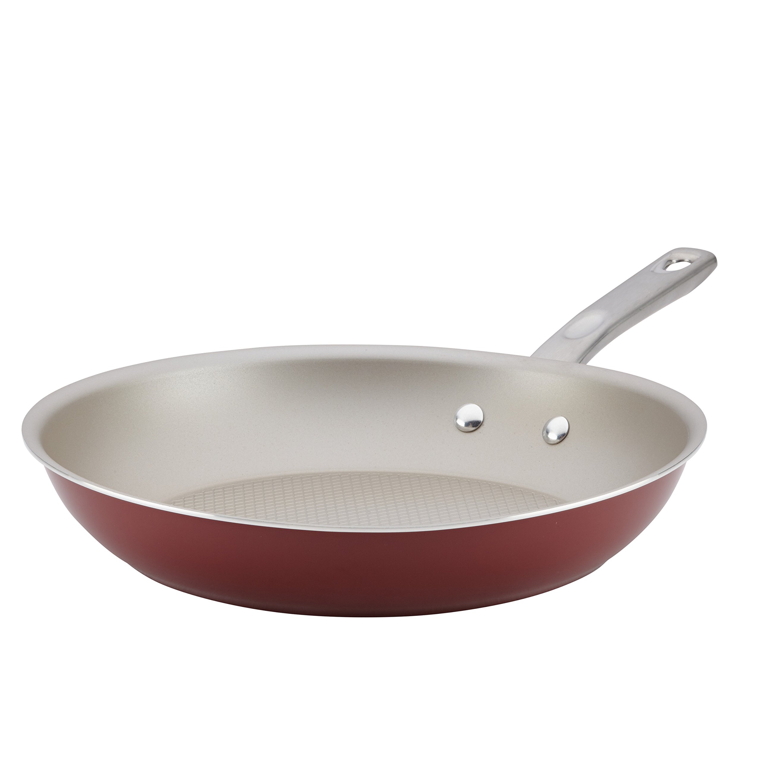Ayesha CurryAyesha Curry 10745 Home Collection Skillet Nonstick, Aluminum, Sienna Red