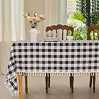 Vista 47 de Table Cloth Rectangle Table-Rustic Gingham Tablecloth Buffalo Plaid Table Cloth for Thanksgiving Christmas Kitchen Dining Room