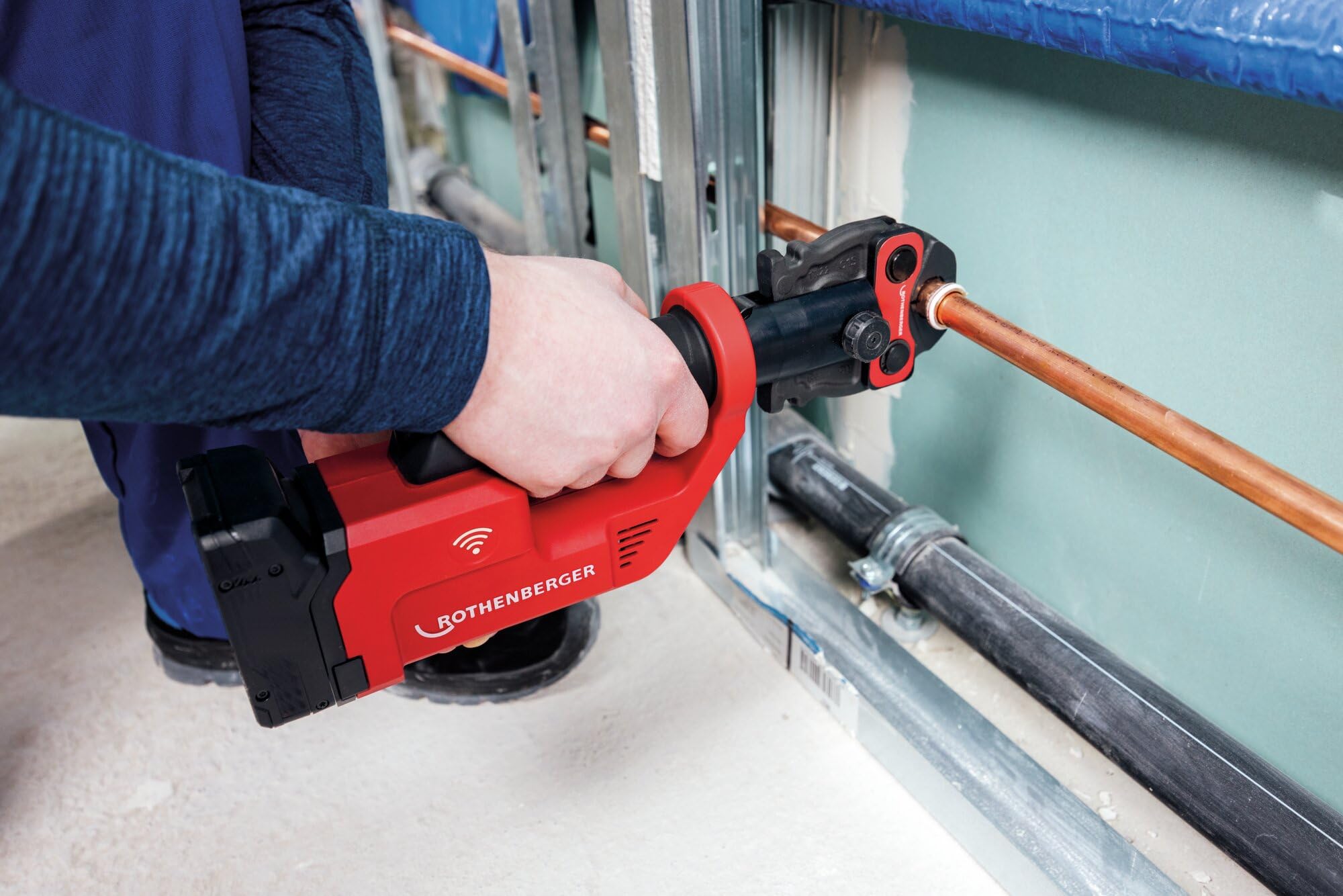 ROTHENBERGER ROMAX COMPACT III Máquina básica, CAS | 1000004265 | Prensas, Prensado, Herramienta de prensado, Alicates de prensa