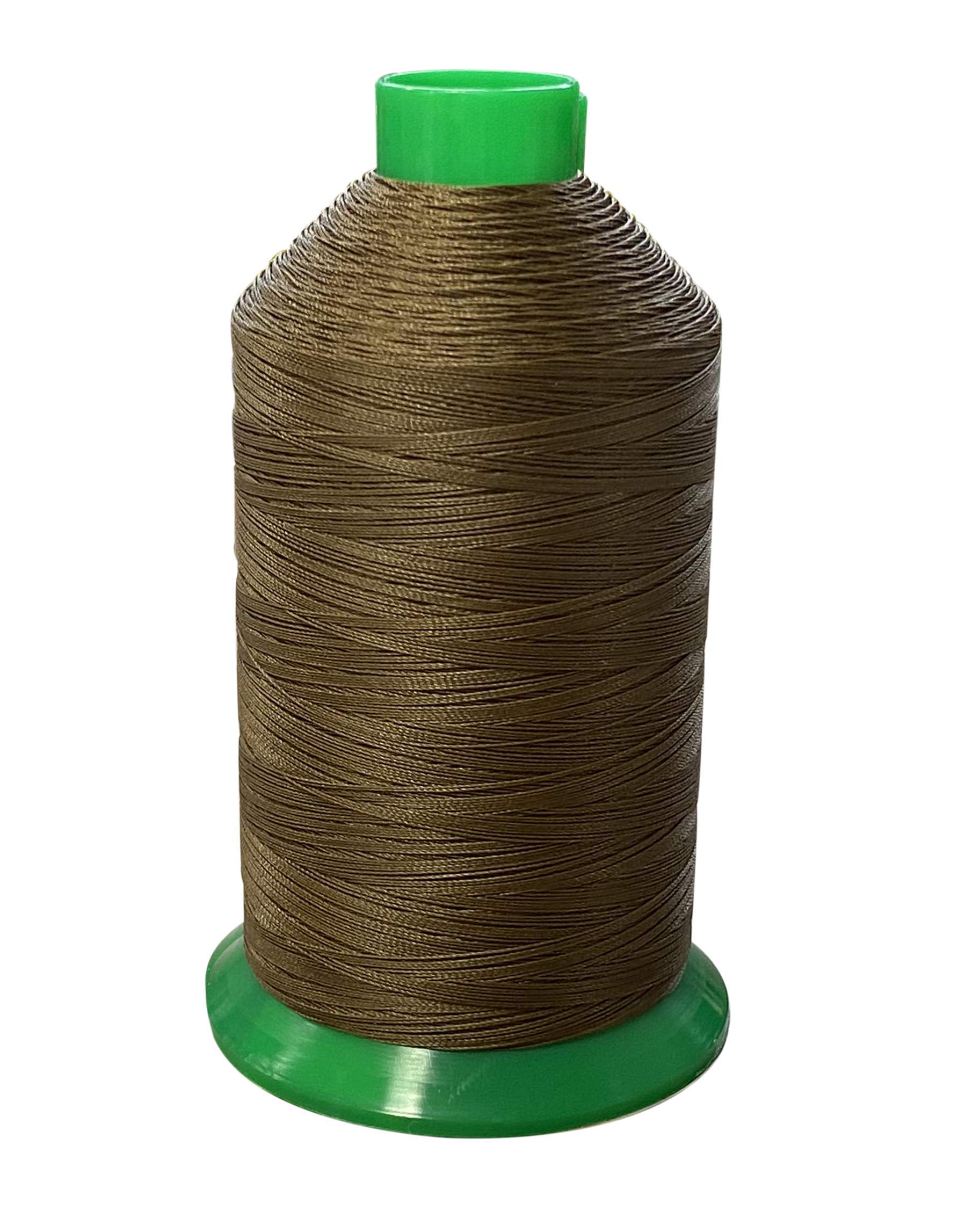 Serabond Bonded Polyester Thread 92 UV Resistant Heavy Duty Sewing Thread 8 oz Spool - Can Be Used On Home Sewing Machines (Saddle)