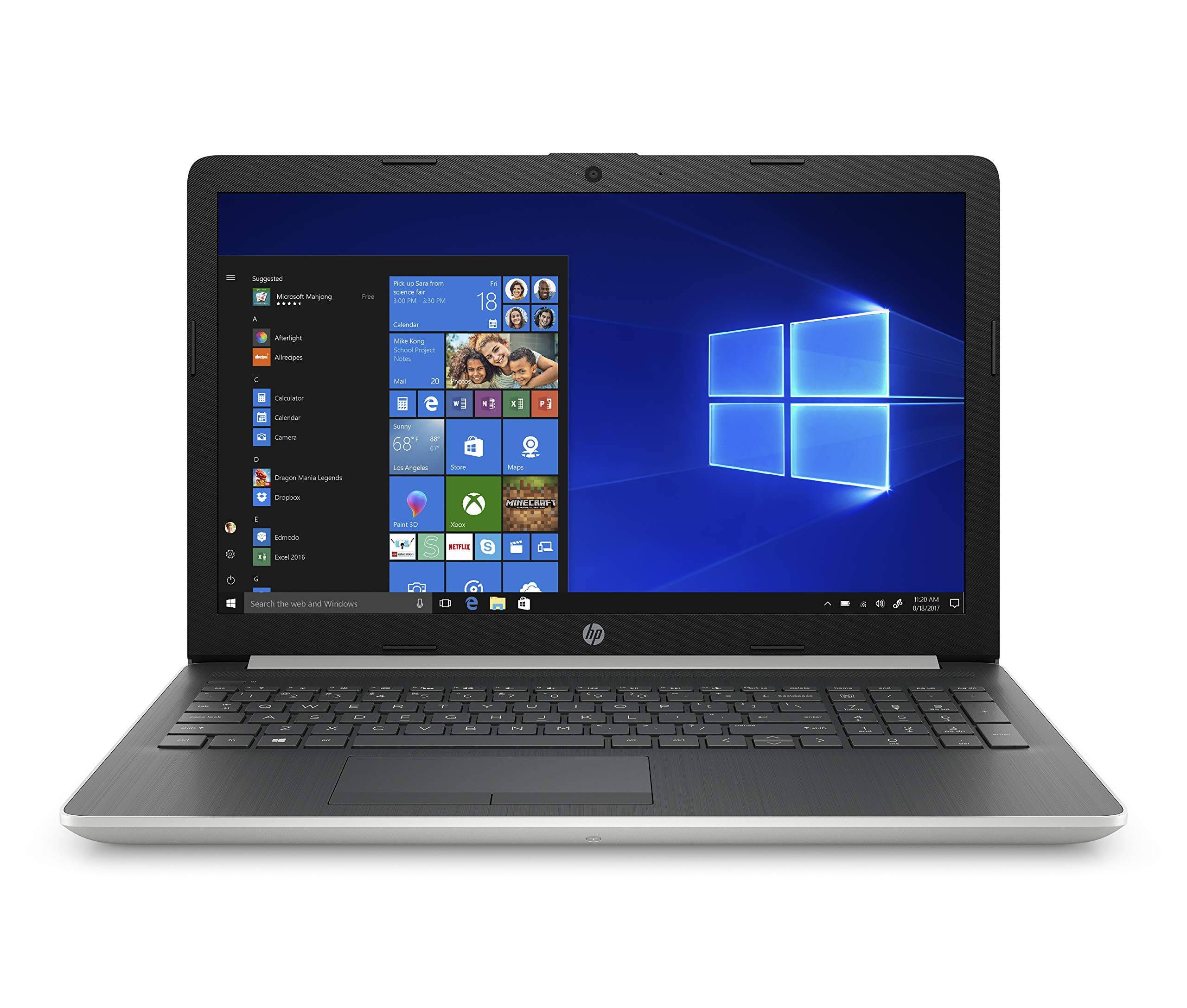 HP 15-da1078ne Laptop | 15.6 inch FHD | 8th Gen Intel Core i5