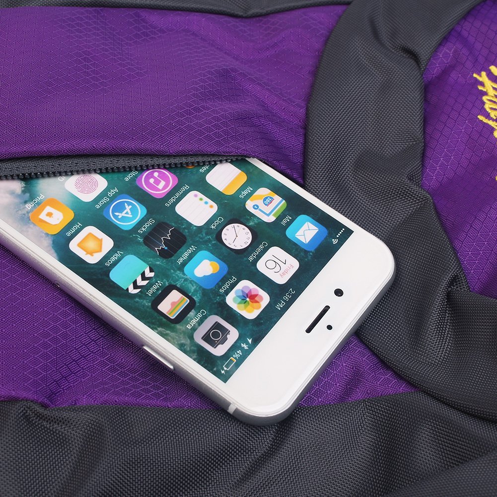 Mochila de 50 litros, ideal para deportes al aire libre, Senderismo, Trekking, Camping Travel, Escalada. Bolso impermeable del alpinismo, Daypacks que suben del recorrido, mochila, mochila