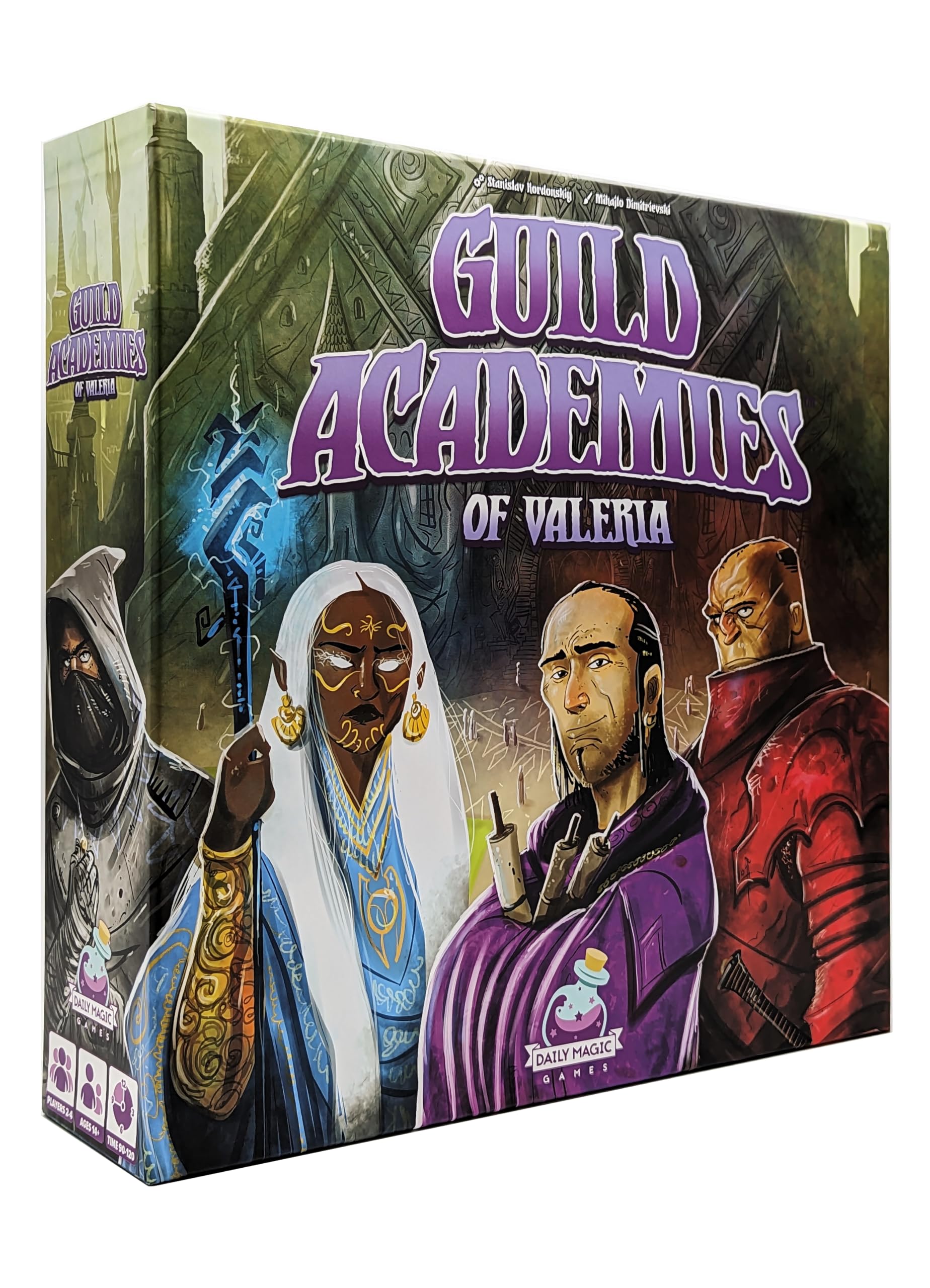 Daily Magic Games Guild Academies of Valeria: Board Game for 1-4 Players, Ages 12+