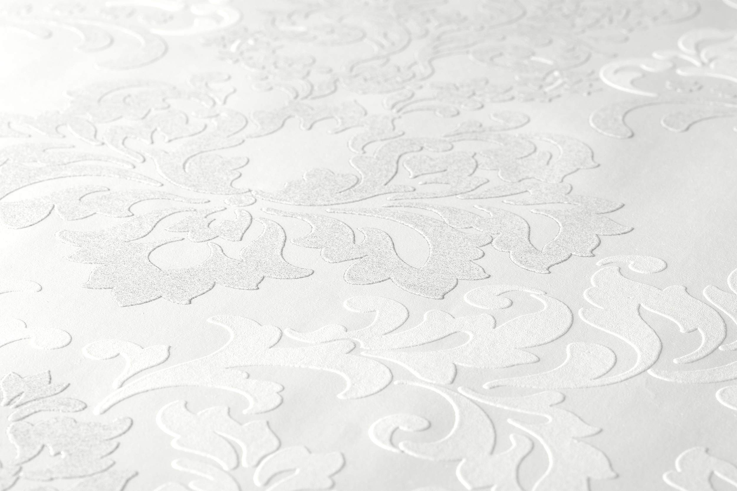 Motif De Tissu Baroque Floral Ornement De Damassé à L'ancienne De Luxe