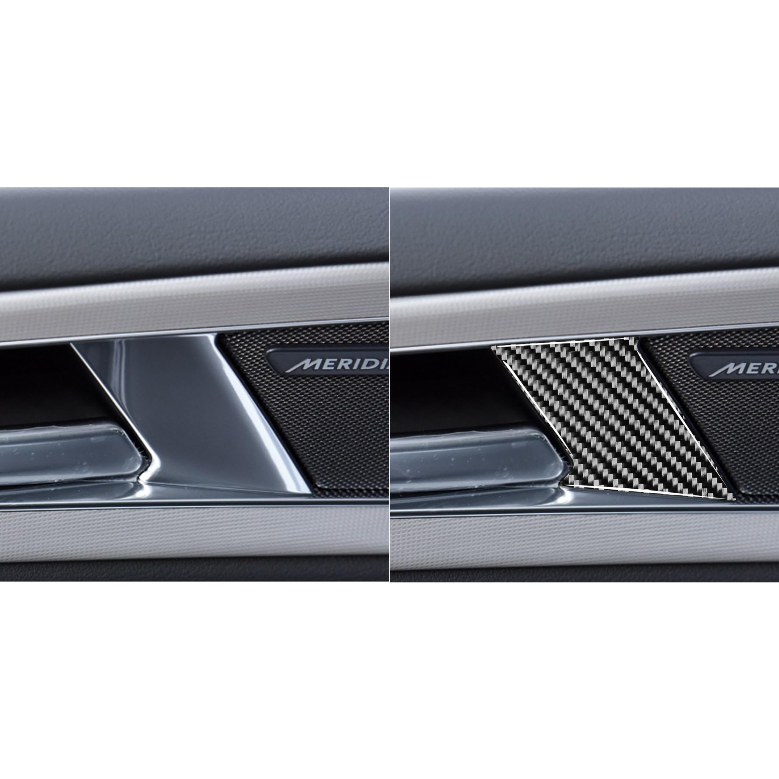 Real Premium Carbon Fiber Compatible with Jaguar F-PACE X761 2016 2017 2018 2019 2020 Accessories Car Inside Door Handle Cover Sticker Decal Auto Interior Trim