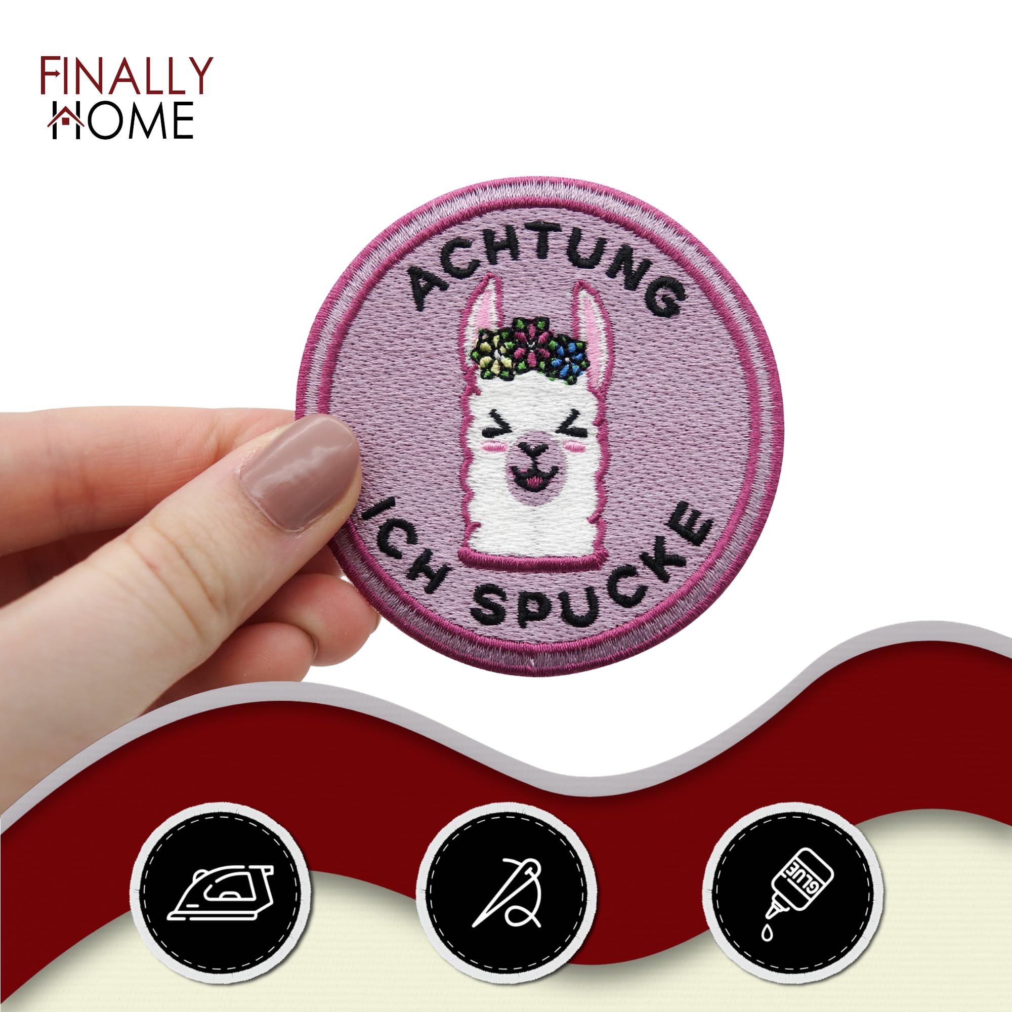 Urbanski Patch Curieux Chat Mignon Brodé Écusson Thermocollant 4,4 X 7,2 Cm | Application à Repasser Ou à Coudre