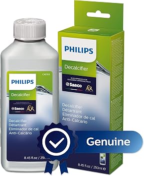 Philips Kitchen Appliances Philips Original Espresso Machine Descaling, Perfect Descaling to Extend Machine Life, 1 Descaling Cycle, 250 ml Bottle, (CA6700/47)